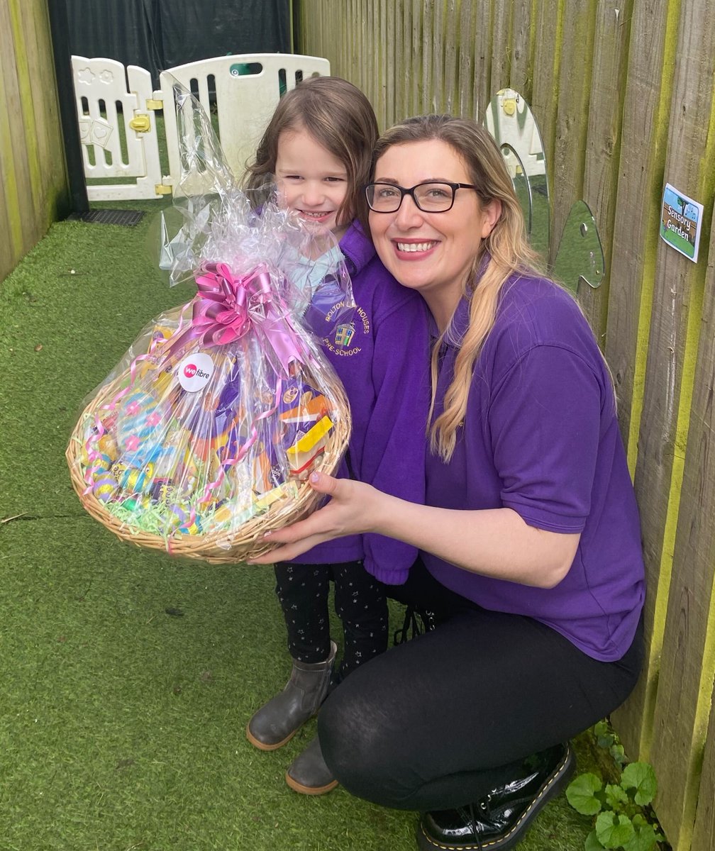 Bolton Low Houses pre-school in Wigton, Cumbria received one of our community hampers today. They're using it as a prize for their best Easter picture competition. There are still some communities yet to receive a hamper so get in touch and one could be on it's way to you soon.