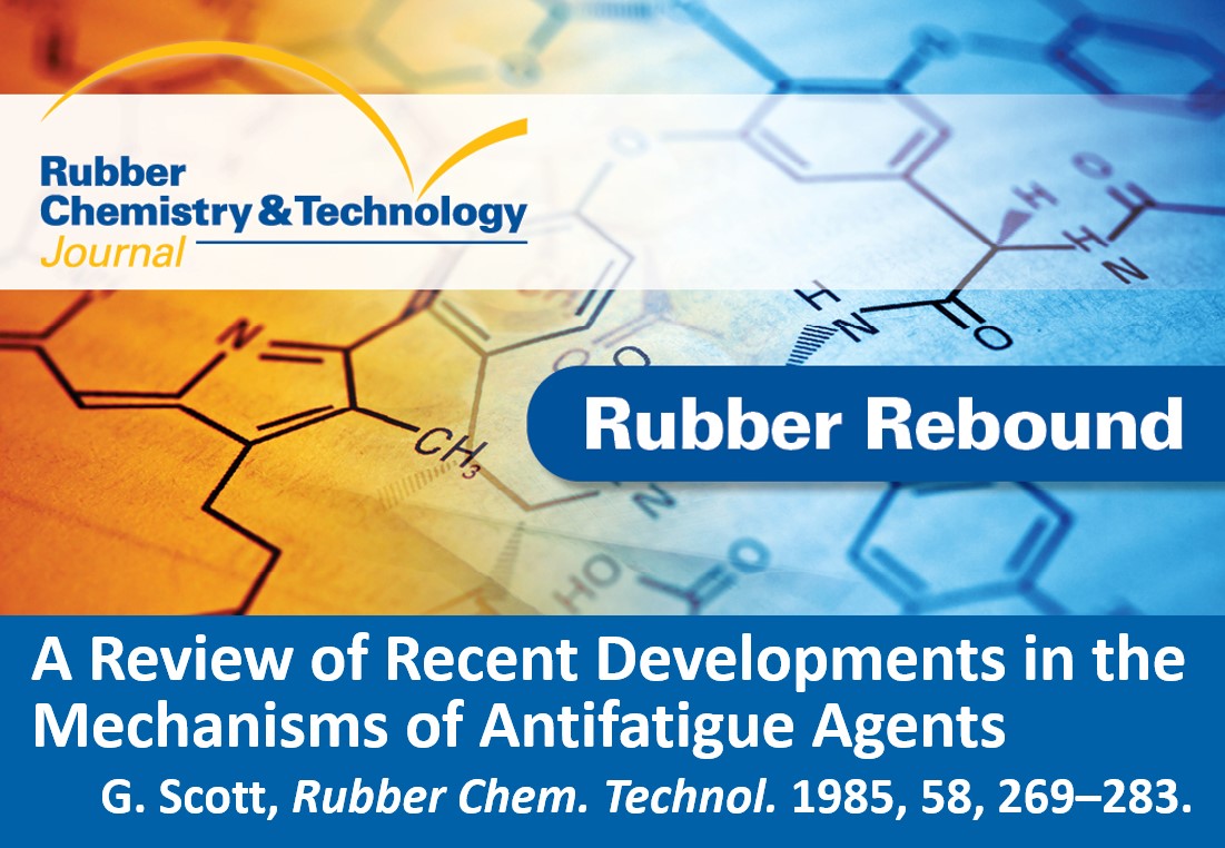 Rubber Chemistry & Technology Journal (@rubberchemtech) on Twitter photo Check out this #RubberRebound review on antifatigue agents / antidegradants in rubber by Scott (1985). Open access for a week.
meridian.allenpress.com/rct/article/58…
<a href="/RubberDivision/">Rubber Division, ACS</a> Check out this #RubberRebound review on antifatigue agents / antidegradants in rubber by Scott (1985). Open access for a week.
meridian.allenpress.com/rct/article/58…
<a href="/RubberDivision/">Rubber Division, ACS</a>