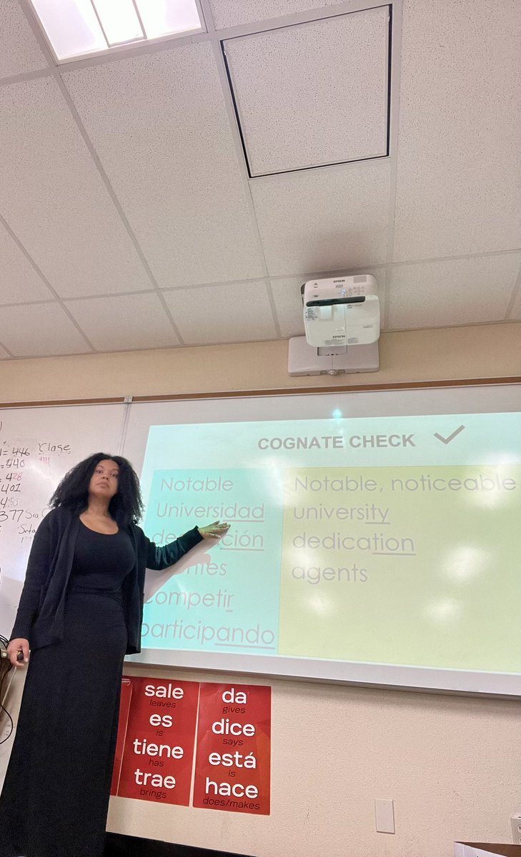 DahianaCastro15's tweet image. Prohibido is not a cognate if your students don’t know what prohibited means. Also some cognates are very obvious to us polyglots but not so obvious for our high school students. Pre-reading -Cognate check
#comprehensibleinput #CI #inputcomprehensible