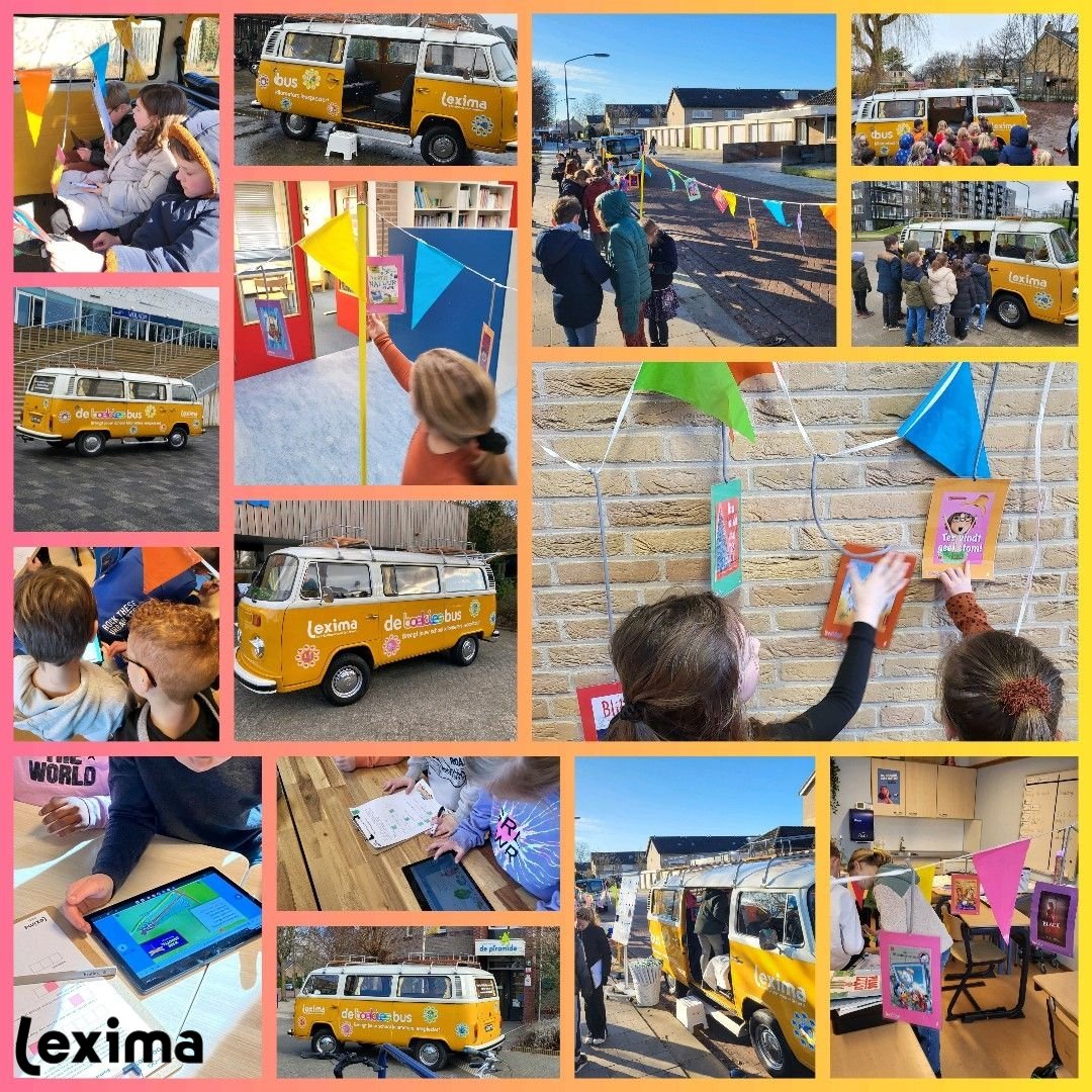 Lezen is een feestje met de Boekiesbus!

De Boekiesbus heeft al heel wat kilometers afgelegd om ruim 40 scholen leesplezier te brengen.  We zien elke keer weer blije gezichten van leerlingen als de Boekiesbus bij hen op school komt! Lezen is een feestje! 

#Boekiesbus #Lexima