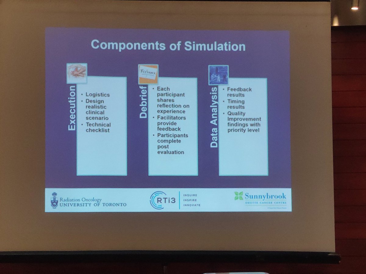carmen_chan1's tweet image. @DarbyE75 discussing the implementation of #interprofessional simulation-based training for Code Blues @Sunnybrook Odette Cancer Centre

#RTi3Conference