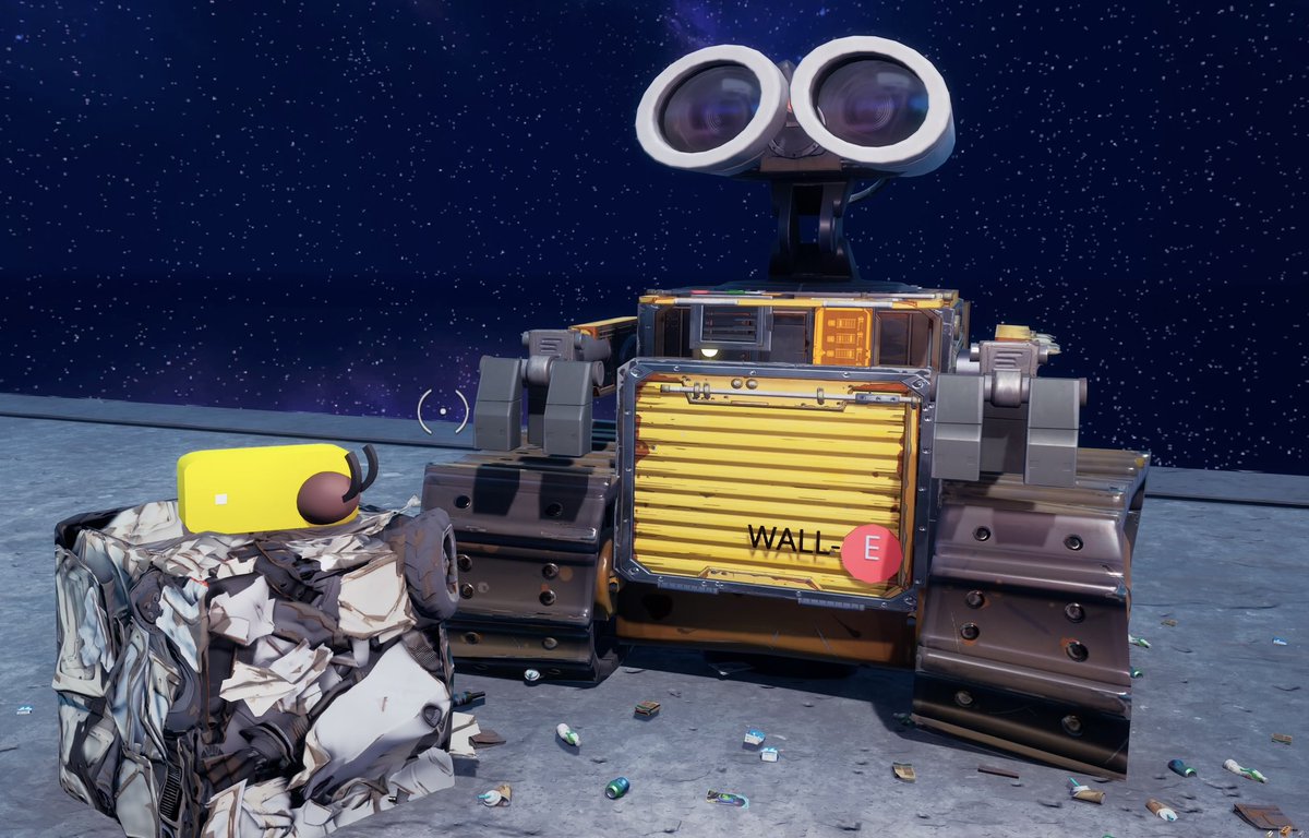 BreadBear27's tweet photo. Built Wall-E in creative 

#FortniteCreative #MadeInCreative https://t.co/74zCTU7Uw2