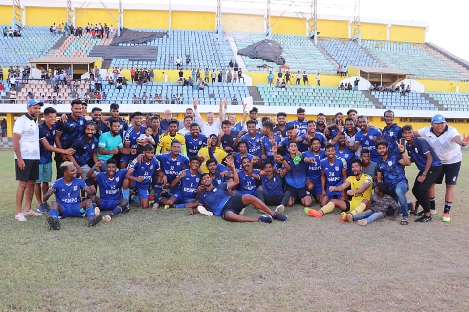 Delighted that our Dempo Sports Club team has won the Goa Pro League.