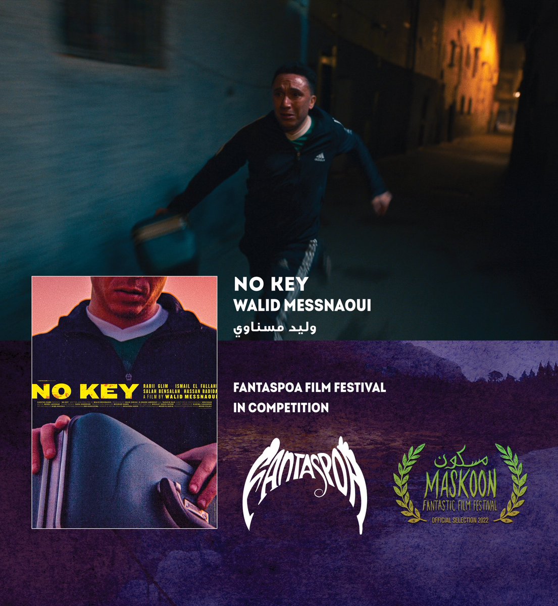 MaskoonFFFest's tweet image. #MaskoonFFF 6th edition’s Best Short winner No Key by Walid Messnaoui was awarded to be part of the official short film competition of @fantaspoa 

Congratulations to the director and the whole team. Well deserved!

#filmfestival #fantaspoa #shortfilm