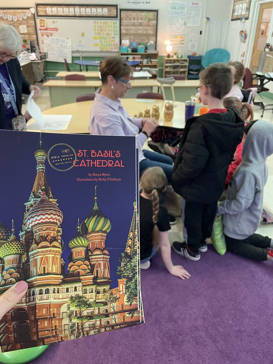 MrsCableNES's tweet photo. Paraprofessionals Mrs. Smith and Mrs. Mihalov planned special activities to go with our most recent decodable book, which included a craft, video, and Mrs. Smith bringing in nesting dolls from her time in Russia! ❤️ https://t.co/o6KxJGDp4w