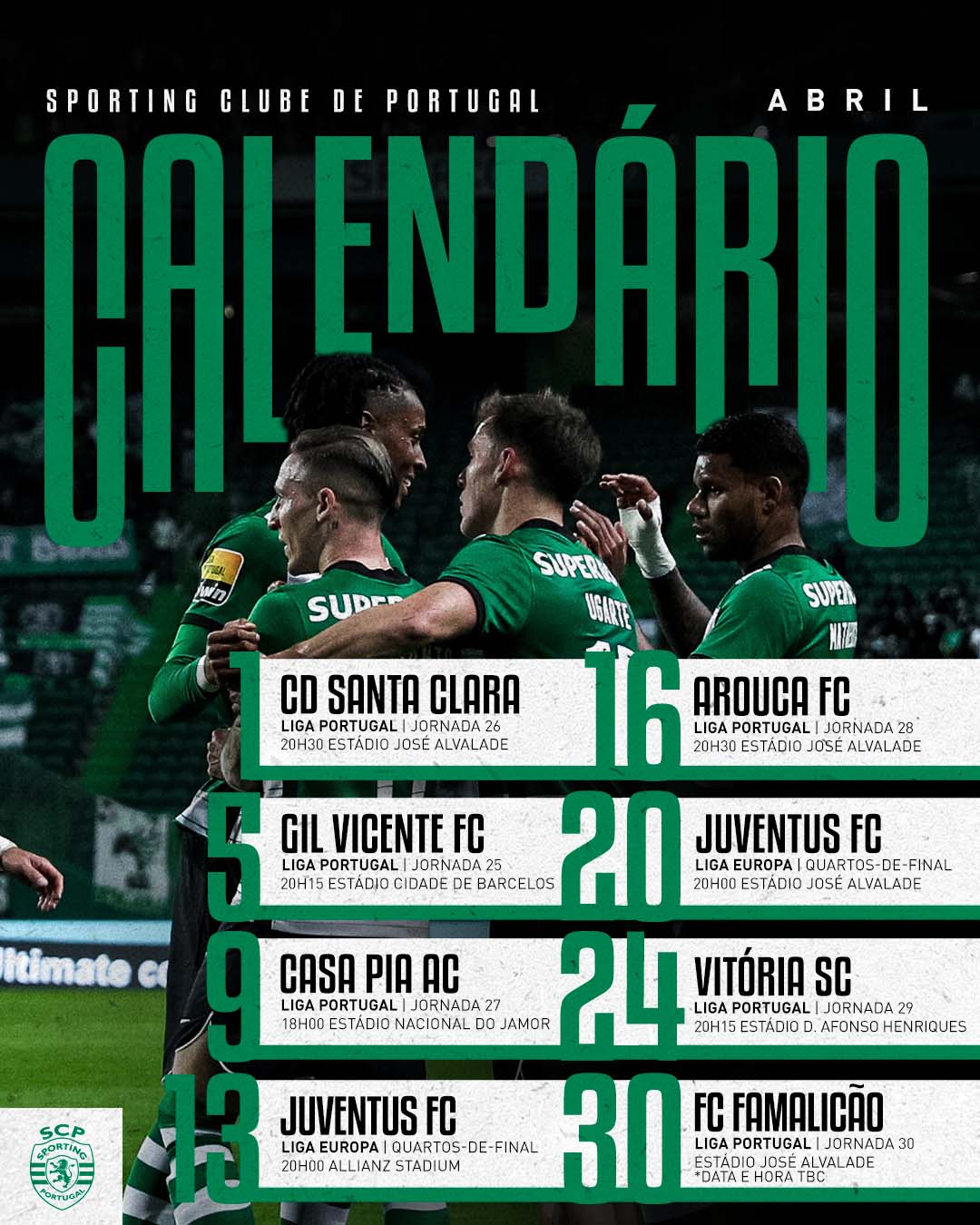 Sporting CP on X: 📆 É este o 𝙘𝙖𝙡𝙚𝙣𝙙𝙖́𝙧𝙞𝙤 dos Leões para a  #LigaPortugal 2022/2023 🟢⚪ #SportingCP  / X