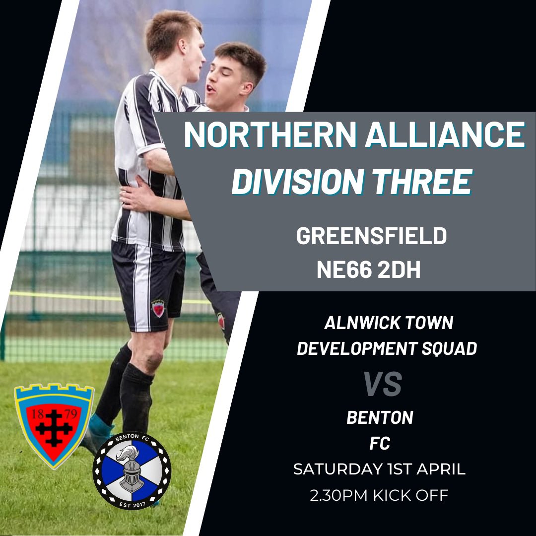 DevSquad_ATFC's tweet photo. Tomorrow sees the lads host table topping @Benton_FC at Greensfield. We are sure a strong local crowd will be in attendance to cheer on our young, hungry, local squad as they aim to move within three points of the summit! 

#ATJFC #ATDS https://t.co/M0lRmen7sJ