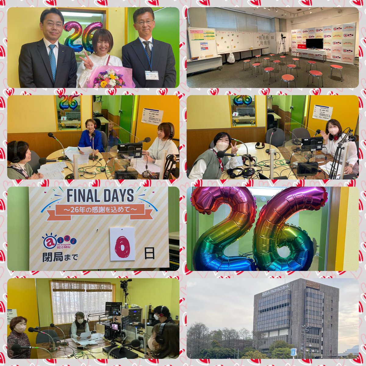 FMaiai's tweet photo. 「FINAL DAYS~26年の感謝を込めて~」にご来場いただいた方、そしてラジオをお聴きいただいたみなさま、ありがとうございました！

エフエムあまがさきがこれまで届けてきた数々の言葉がこれからも、いつまでも皆様の心に残り続ければ嬉しいです。

26年間、本当にありがとうございました！🌸 https://t.co/XgStMz9ht3