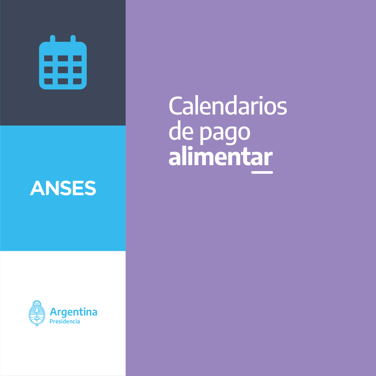 🗓️ CALENDARIO DE PAGO ALIMENTAR 
 
👉 Te compartimos los cronogramas de pago del programa #Alimentar del Ministerio de Desarrollo Social.  
 
❗Vas a recibir el monto depositado en la misma fecha y cuenta en la que cobrás tu asignación.