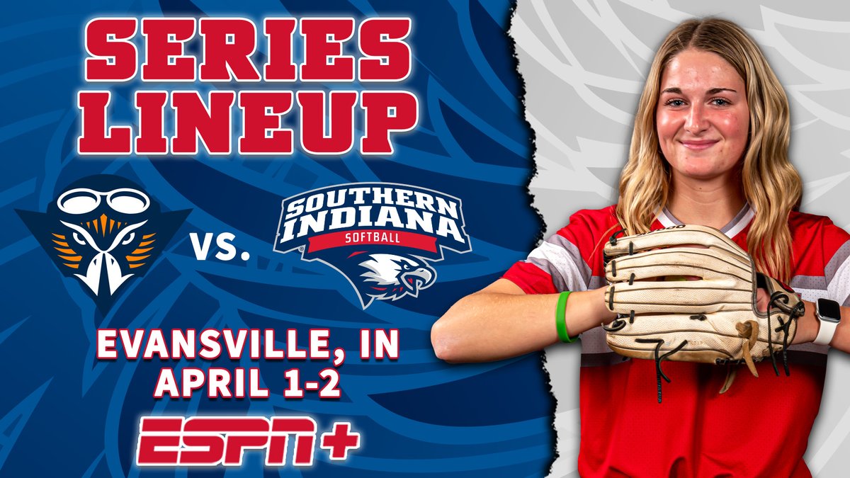 𝗕𝗮𝗰𝗸 𝗼𝗻 𝗼𝘂𝗿 𝗵𝗼𝗺𝗲 𝗳𝗶𝗲𝗹𝗱!🥎🦅

Come root on <a href="/USISOFTBALL/">USI SOFTBALL</a> and enjoy the spring weather this weekend!

📍USI Softball Field (Evansville, Ind.)
🆚 <a href="/UTM_Softball/">UT Martin Softball</a> 
🎟️ 𝗙𝗥𝗘𝗘 <a href="/DeaconessWomens/">Deaconess Womens</a> 
🔗 bit.ly/3jDGwUG
#GoUSIEagles #OVCit