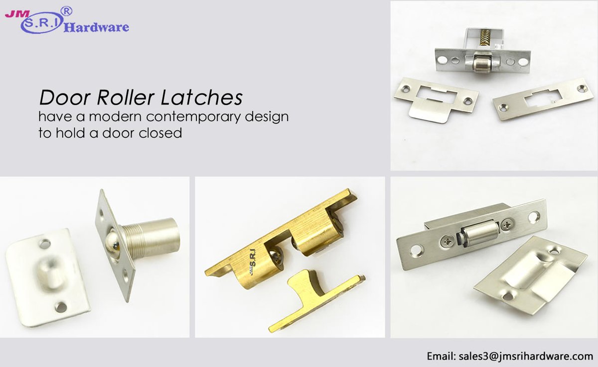 JMSRIHardware's tweet image. door roller latches 
have a modern contemporary design to hold a door closed
#doorroller
#doorcatch
#doorhardware