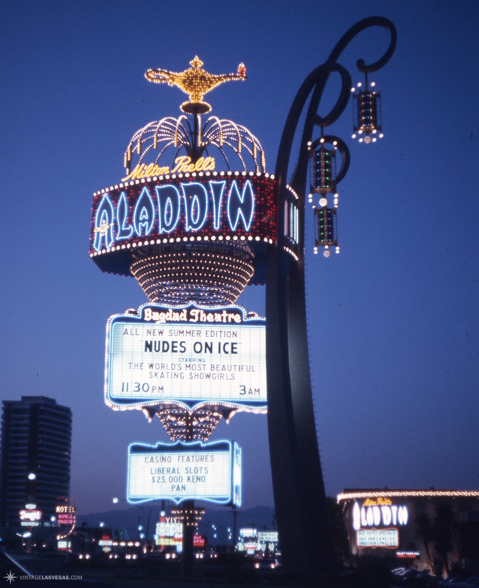 Aladdin opened March 31, 1966.