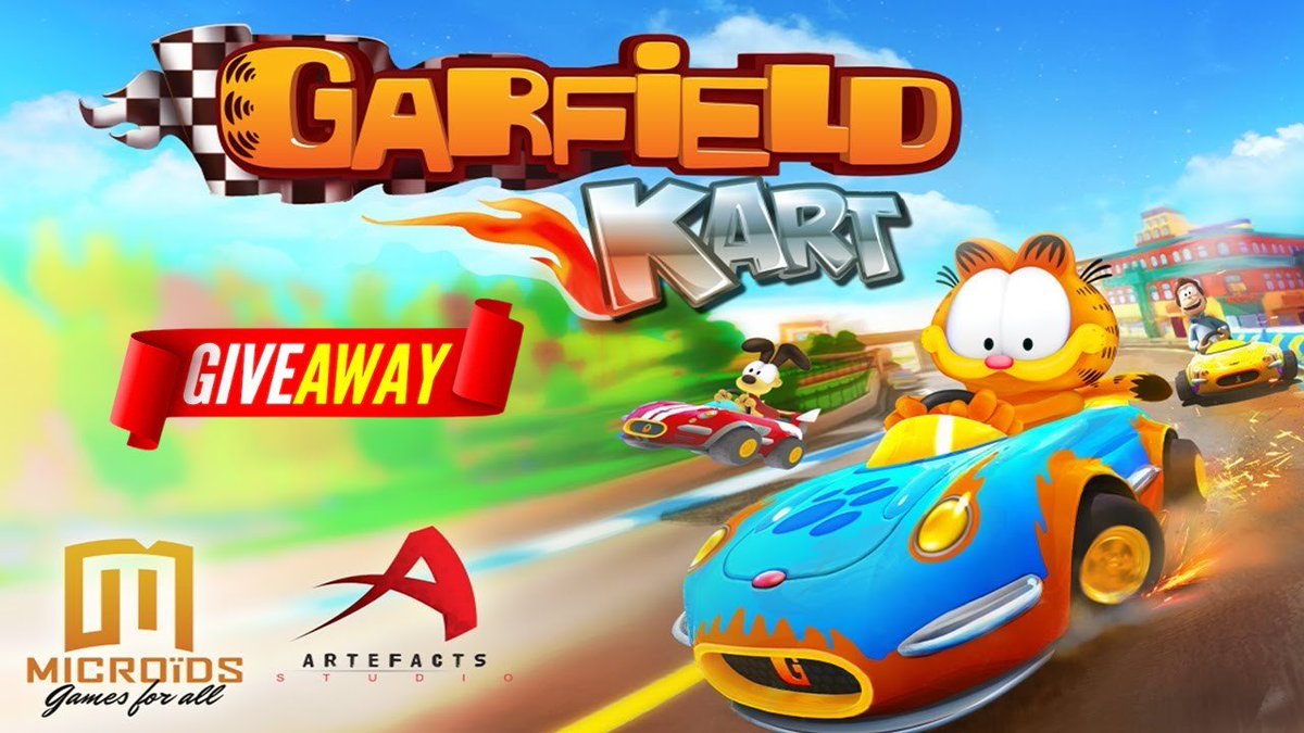 SteamGamesPC's tweet photo. 🎁#GIVEAWAY - 🐱"Garfield Kart"🐱 on Steam

Want to WIN Steam Key? Follow the instructions below, Good luck!🔽

1⃣Follow Me &amp; @TheXboxTurtle
2⃣Like this tweet❤️
3⃣RT this tweet♻️

⏰~6h

📧DM me to sponsor a giveaway like this.
#Giveaway #FreeGame #Steam #SteamKey #Garfield #Cat https://t.co/5w8akn9qGe