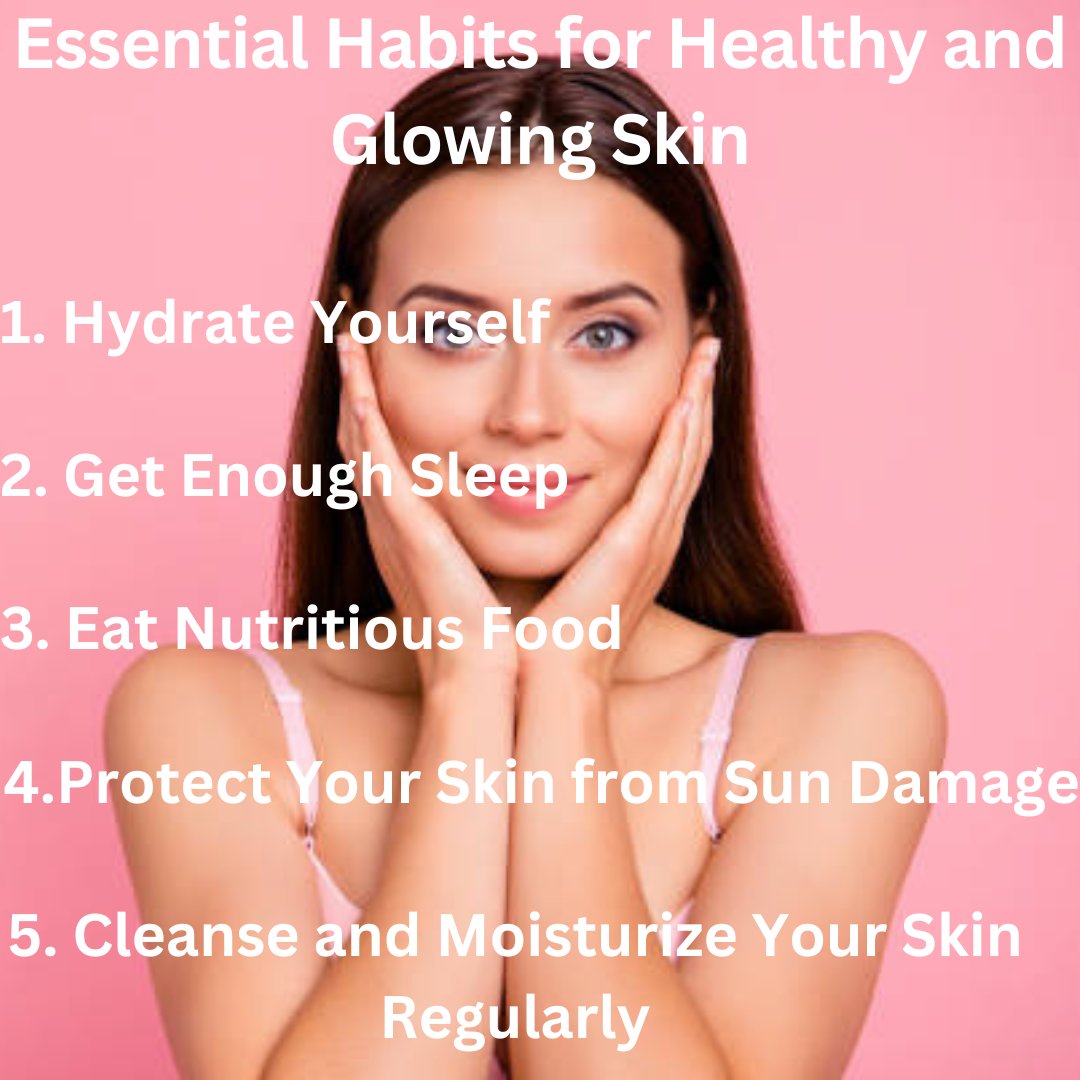 ItzHealth's tweet photo. Essential Habits for Healthy and Glowing Skin

#habitsforhealthyandglowingskin #habitsforglowingskin #habitsforhealthyskin #glowingskin #skincare #skincareroutine #beauty #healthyskin #skin #skincaretips #skincareproducts #selfcare #facial #makeup #acne #naturalskincare #health https://t.co/k9wjLmcAV0