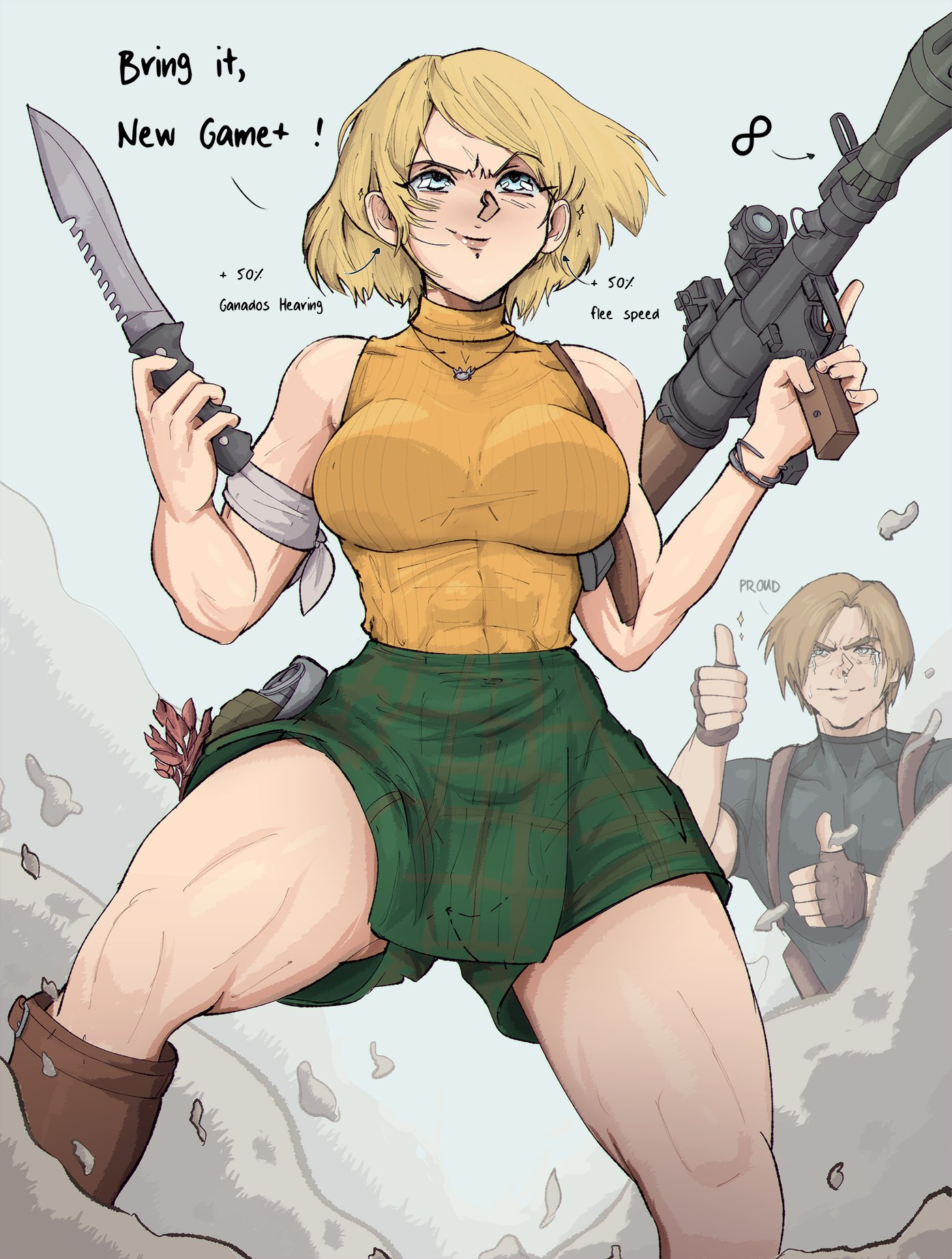 Ashley RE4, an art print by YORA CRAB - INPRNT