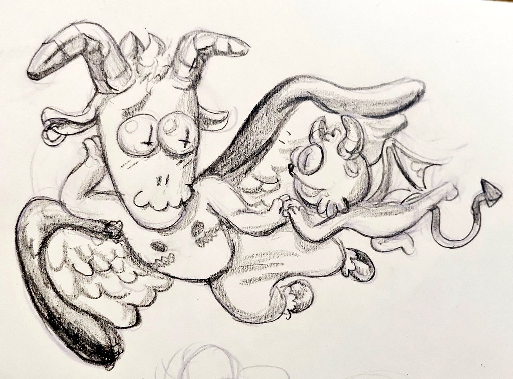 「Hello I am a transmasc artist I draw com」|biscocho 👽のイラスト