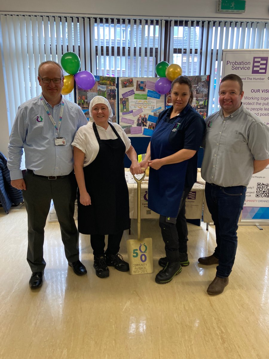 KHarrisonPS's tweet photo. Myself and @UPW_OpsManager here and the two Supervisors (sue and Jo) working with the People on Probation organising the Luncheon Club today. 
Sue had the pleasure of judging the #Easter Bonnet Competition - there was some tough competition! https://t.co/ZQubAheQ6X