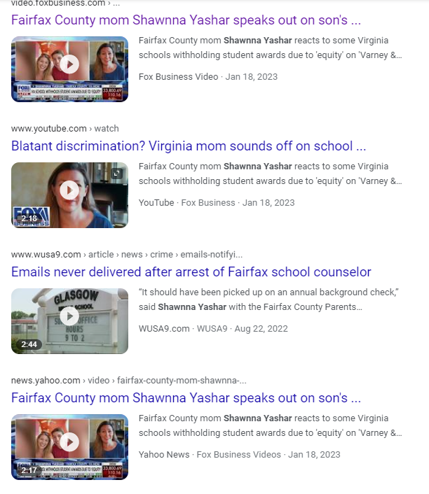 v_theclash's tweet photo. @MamaGrizzlyOrg @thesierrafox Oh wait, this is MY thread, so post away!!
Wow. She seems to really like to be interviewed. So many on-camera remarks on behalf of #OpenFCPS #FfxParentsAss and (unofficially) for #CoalitionForTJ. https://t.co/QuIFLKnOyq