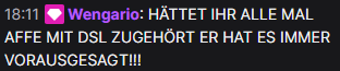 Affe mit DSL tweet media
