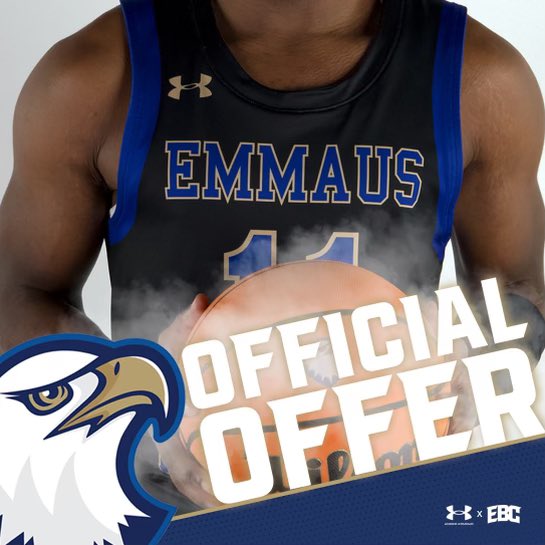 bryson_perez24's tweet photo. After a great phone call with Coach Parker, I am blessed to receive my first offer to play basketball for @EmmausAthletics
Go Eagles!!! https://t.co/U2f3SaIOxf