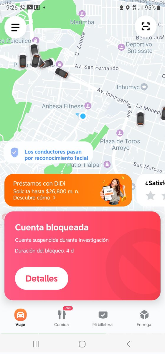 rcortesrojas86's tweet photo. En ninguna empresa se permite amenazar y agredir a los clientes.

Me dueles!@DiDi_Mexico https://t.co/sJEV3Rnv2J