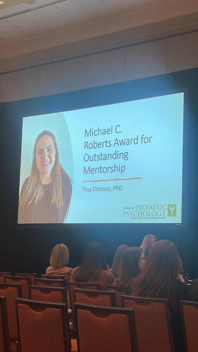 SPPDiv54's tweet photo. Congratulations to Dr Tina Drossos for her mentorship! #SPPAC2023 https://t.co/0lQovKLiCw