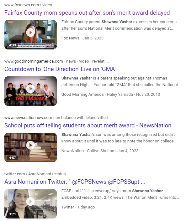 v_theclash's tweet photo. @MamaGrizzlyOrg @thesierrafox Oh wait, this is MY thread, so post away!!
Wow. She seems to really like to be interviewed. So many on-camera remarks on behalf of #OpenFCPS #FfxParentsAss and (unofficially) for #CoalitionForTJ. https://t.co/QuIFLKnOyq