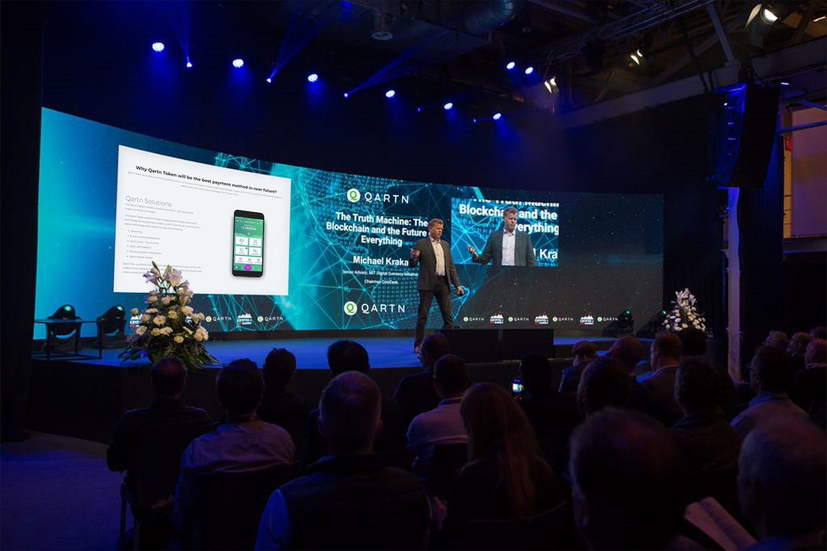 QartnToken's tweet photo. The Swiss Blockchain Summit was a fantastic opportunity for Qartn Token to unveil some groundbreaking developments, including a global partnership with Walmart, our open source purchasing platform launch, and the Qartn Token platform. https://t.co/Ypqeq3Xn0T