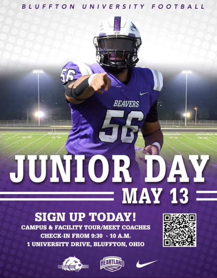 Thank you for the Junior day invite. @keegan_linwood @BlufftonFB