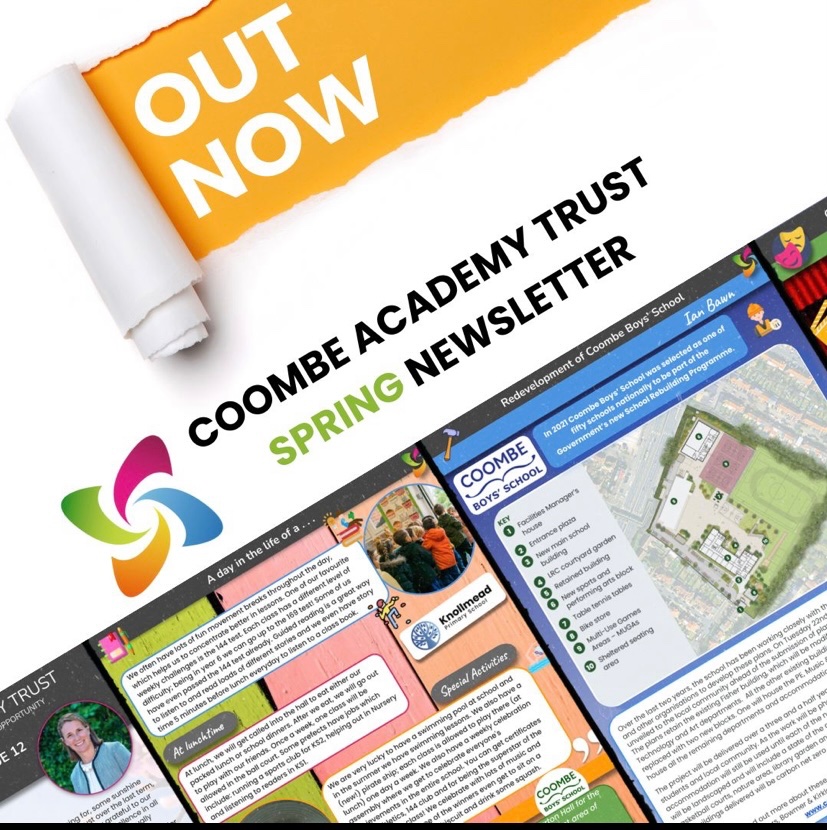 Our Spring Newsletter is here!
Read about the life of some of our students across our schools, our excellent ongoing performance arts and exciting projects within the Trust.

lnkd.in/ekPVmT_e

#CollaborationAmbitionTrust
#CoombeUnity
#WorldOfOpportunity