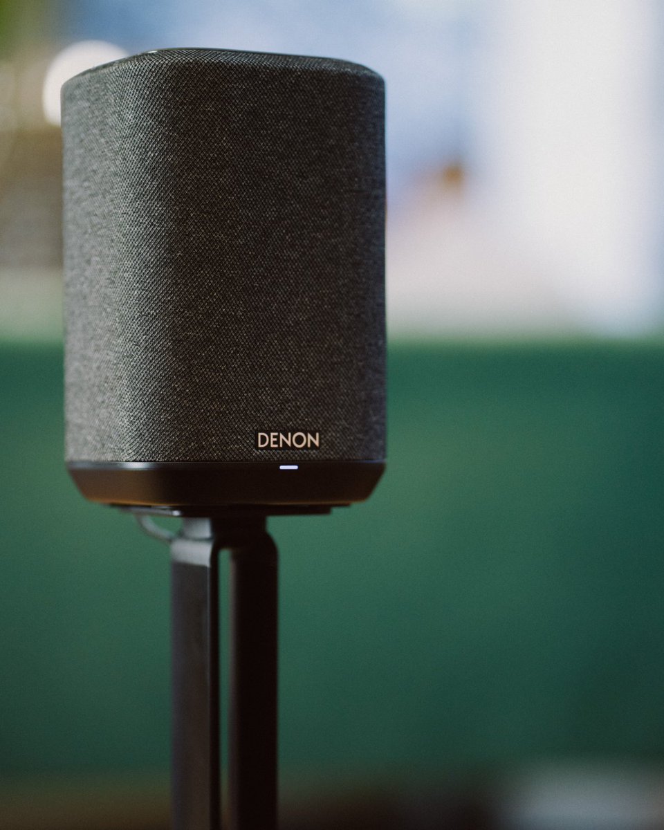 DenonAmerica's tweet photo. You blast your speakers, now flash your speakers! 

Tag @DenonOfficial and #MyDenon in photos of your setup for a chance to be featured.

 #Denon #Hifi #SmartSpeakers https://t.co/1nn6J4Noco