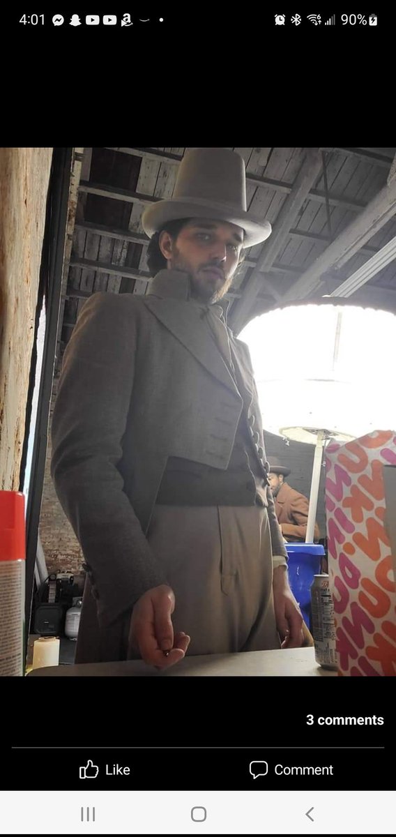 Me on set Filming 🎥 Underground Railroad for Amazon studios #actor #acting #film #TV #television #movies #onset #rolling #backgroundactor #undergroundrailroad #amazonstudios #new #hot #sexy #oldfashioned #cute #philwitz #fracturedband #gafilm #yallywood #cool #gentleman #fyp
