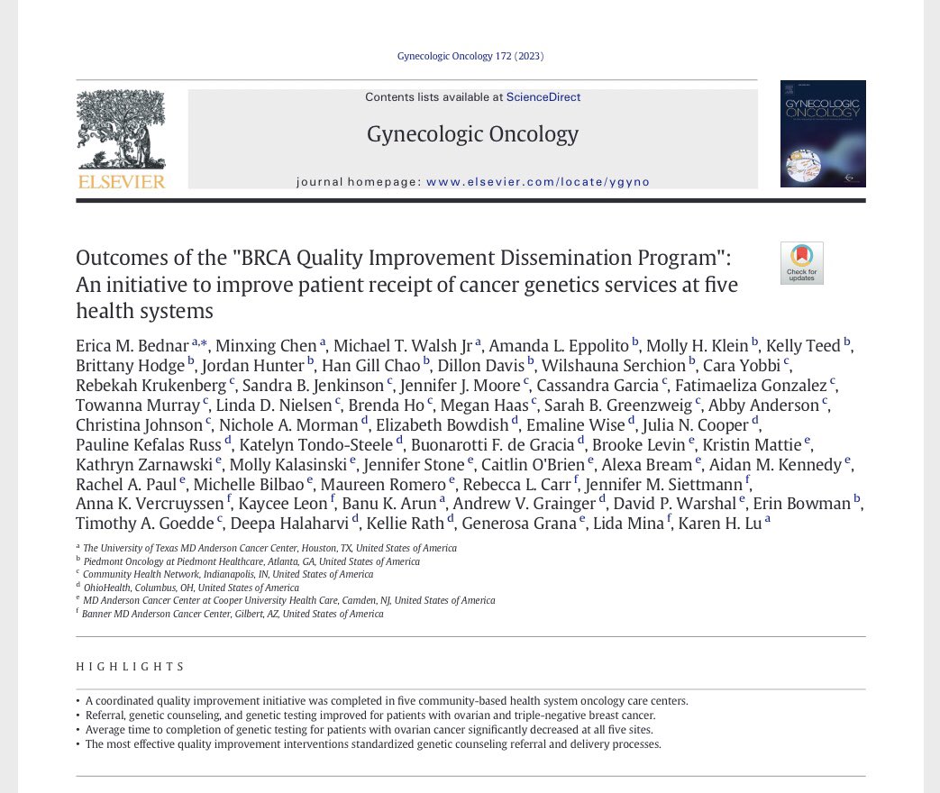 k_tondosteele's tweet image. Excited to be a small part of this project to increase genetic counseling and testing! #gynonc @gynoncjnls