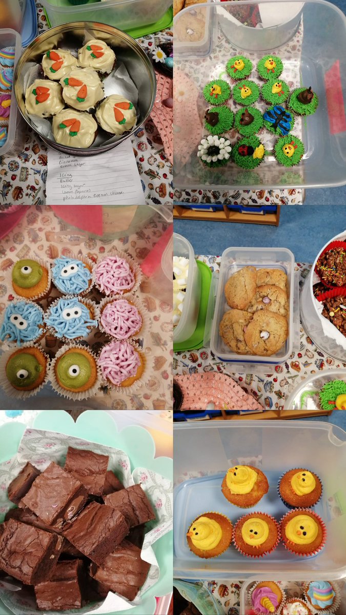 Easter Bake Sale!!🧁

What a success! The cakes look absolutely fantastic and they tasted great too! An extra well done to the winners of best taste and best decoration.
Lastly a massive thank you for all the effort everyone went to and the support from the families! ❤️
