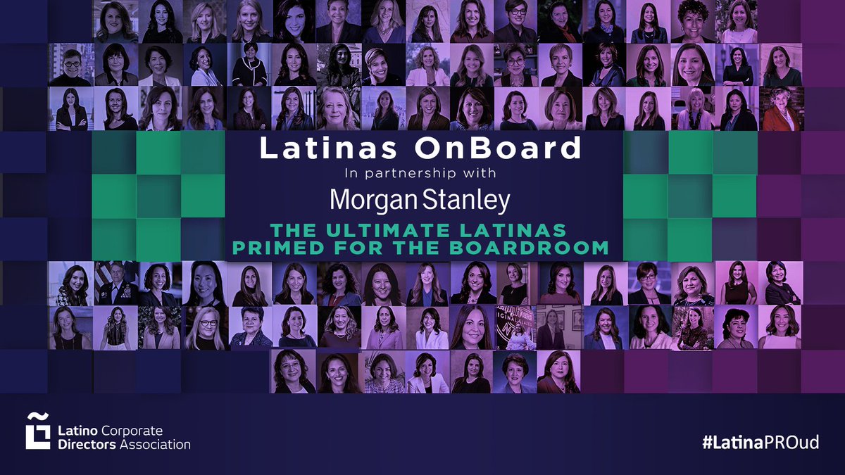 Latino Directors (@latinodirectors) on Twitter photo LCDA and partner, <a href="/MorganStanley/">Morgan Stanley</a>, are proud to celebrate our Latina members during #WomensHistoryMonth and beyond!
#LCDALeaders #LCDALatinas #LatinasOnBoard #womenshistorymonth23 LCDA and partner, <a href="/MorganStanley/">Morgan Stanley</a>, are proud to celebrate our Latina members during #WomensHistoryMonth and beyond!
#LCDALeaders #LCDALatinas #LatinasOnBoard #womenshistorymonth23