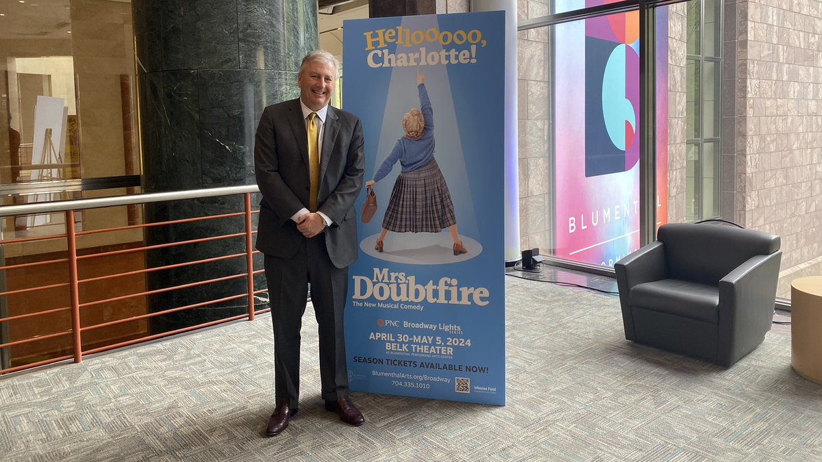 .<a href="/BlumenthalArts/">Blumenthal Arts</a> has announced the 2023-24 season lineup for PNC Broadway Lights and there’s much excitement in store for Charlotte. <a href="/PNCBank/">PNC Bank</a> Regional President Weston Andress is particularly looking forward to Mrs. Doubtfire! wcnc.com wcnc.com/article/entert…