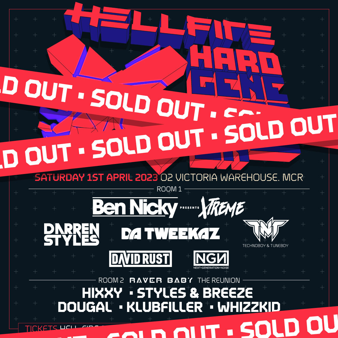 Hellfire x Hard Generation is officially SOLD OUT!🚫

See you tomorrow for the biggest event yet...⌛