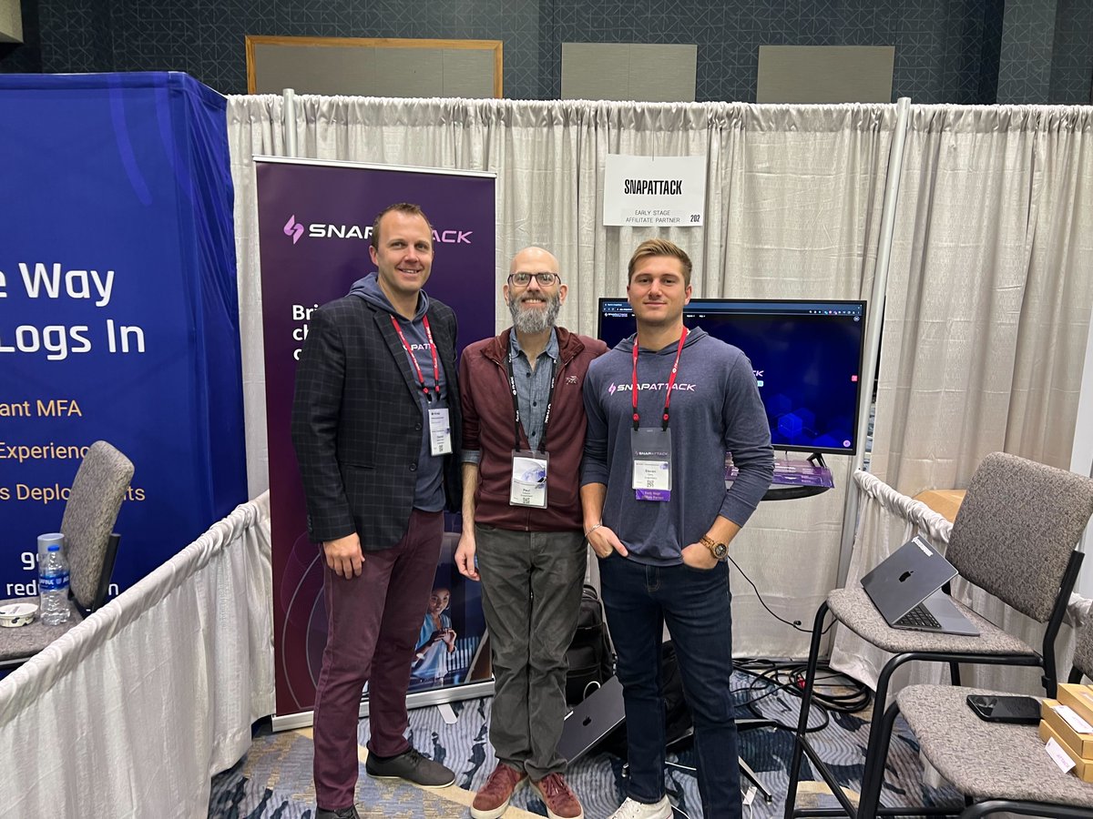 snapattackHQ's tweet photo. At @FSISAC and @InnovateCyber Summit, we spoke to #CISOs and financial leaders about their greatest challenges and where they see the most opportunity for growth in their security operations.

If we missed you, our team would love to meet with you: https://t.co/22vifcBw27 https://t.co/OsfkIbHVlX