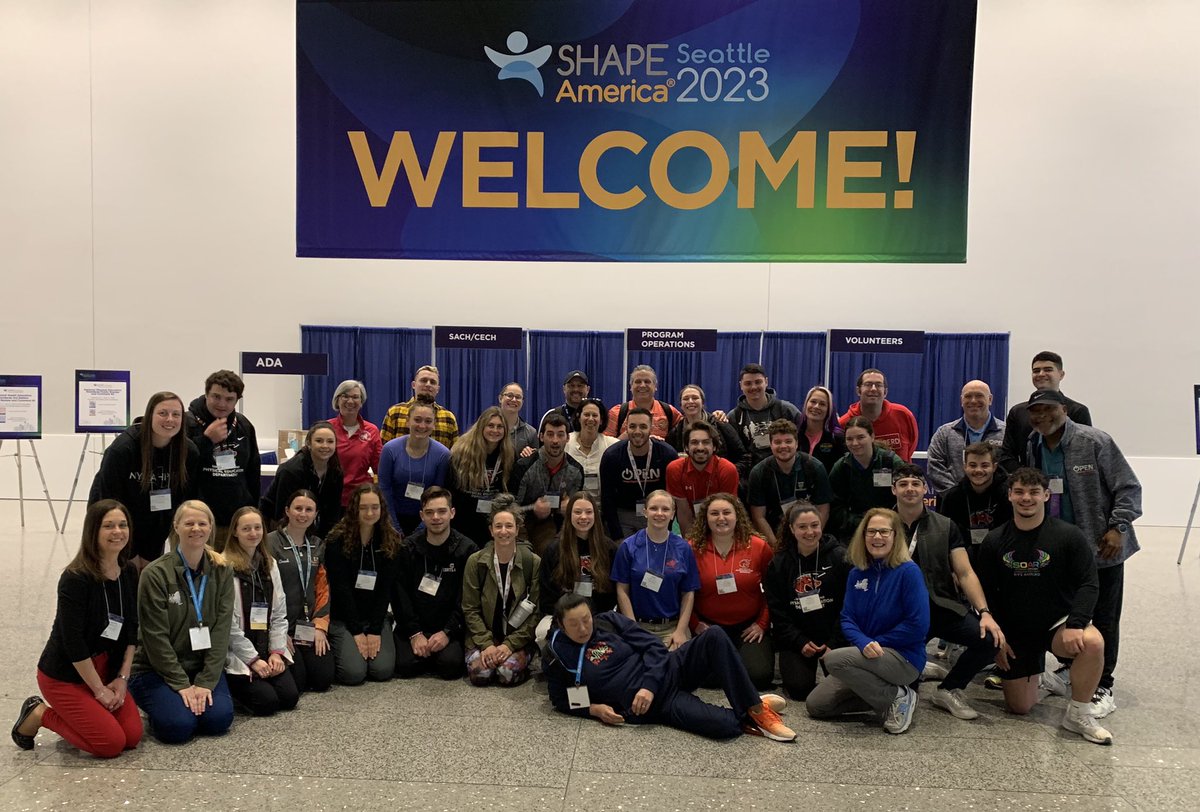 MegaeraR's tweet photo. @NYSAHPERD in the HOUSE! @SHAPE_America @SHAPEeastern #SHAPEseattle #TooManyToTag https://t.co/hisCJcW536