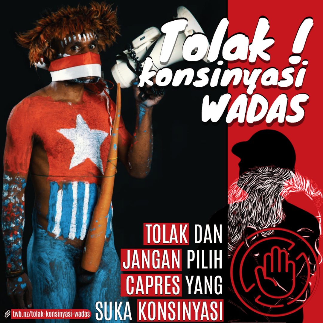 Saya dukung perjuangan warga Wadas 'Tolak Konsinyasi Wadas dan Jangan Pilih Capres yang Suka Konsinyasi' 
#WadasMelawan 
#WadasTolakTambang 
#TolakKonsinyasiWadas 
#JanganPilihPemimpinYangSukaKonsinyasi