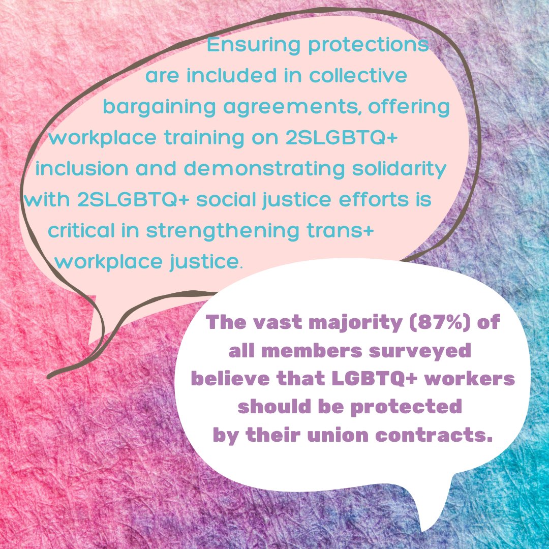 UFCWCanada's tweet photo. For #TransDayOfVisibility, let's talk about the critical role of union bargaining and workplace training! @UFCWOUTreach #TDOV (5/6) https://t.co/FVf9LTlxiM