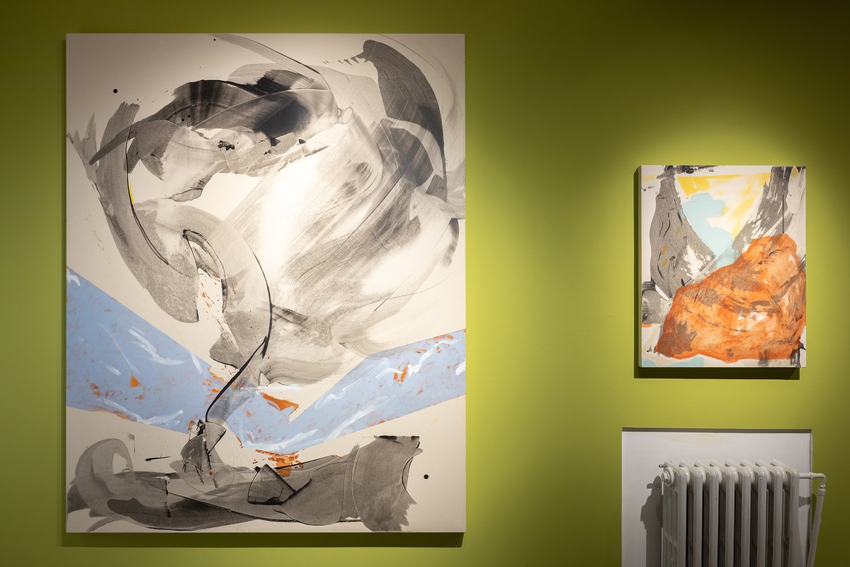 Oceans Were Taller in Other Dimensions: Until April 29th - mailchi.mp/29a78e60db7b/o… My newest works are on display now at Art Mûr in Montreal. #painting #contemporaryart #abstraction #abstractpainting #canadianart #artist