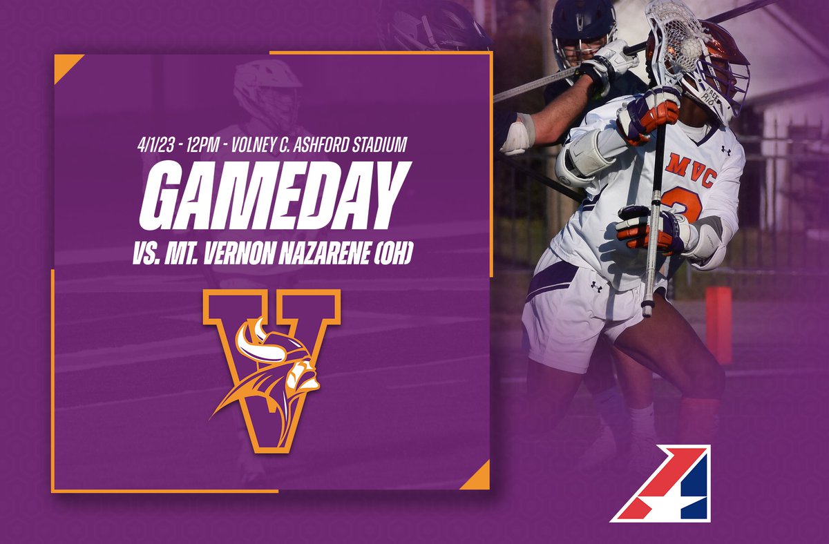 #mvcgameday <a href="/MVCMensLax/">MVC Men's Lacrosse</a> hosts #8 Mt. Vernon Nazarene at 12pm! Live links at valleywillroll.com! Good luck &amp; #valleywillroll