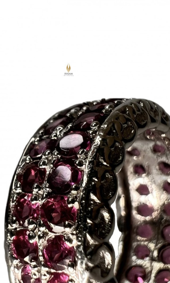 Ahjamgem's tweet photo. خاتم بأحجار كريمة (جارنيت ) فضة عيار 925 💍 https://t.co/avcp6qvY8H