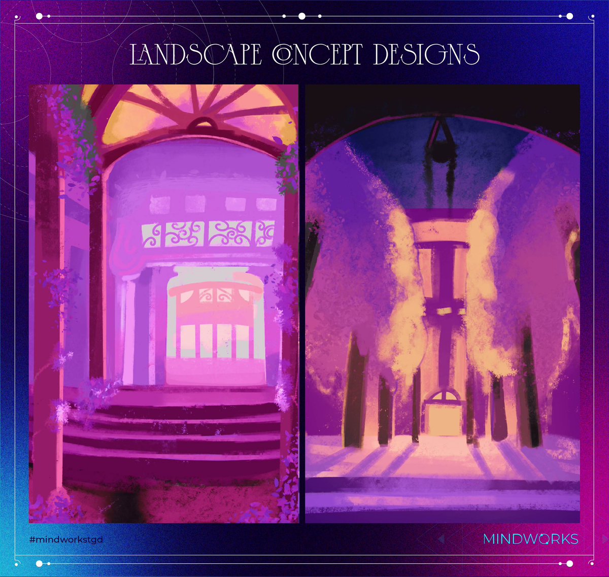MindworksTgd's tweet photo. Arts landscape concepts🌸 I got inspired from Baroque and Art deco architecture to create their landscapes ✨ i imagine his site as a huge city with alot of buildings each representing a certain era or art movement
#visualnovel #indiegames #renpygame #interactivefiction https://t.co/8caCtIOWZp