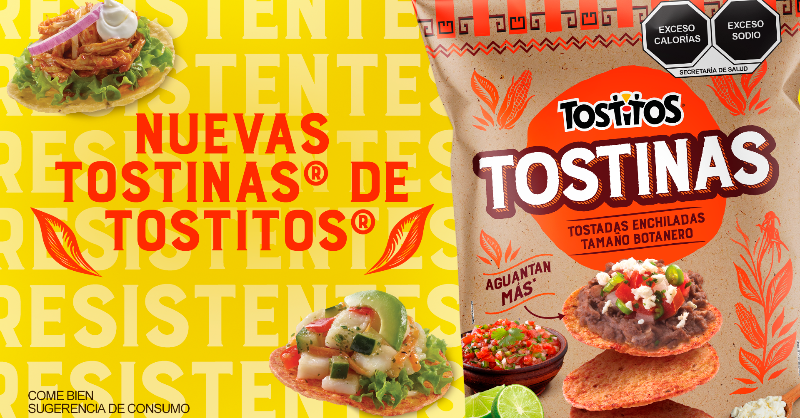 Tostitos_Mx's tweet photo. Las nuevas Tostinas® de Tostitos® son más resistentes para que las puedas acompañar con tus botanas favoritas https://t.co/nljek4fzSn