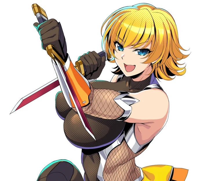 アサギとさくらのキャラ画像もコッソリ頂きました……#対魔忍 #エイプリルフール 