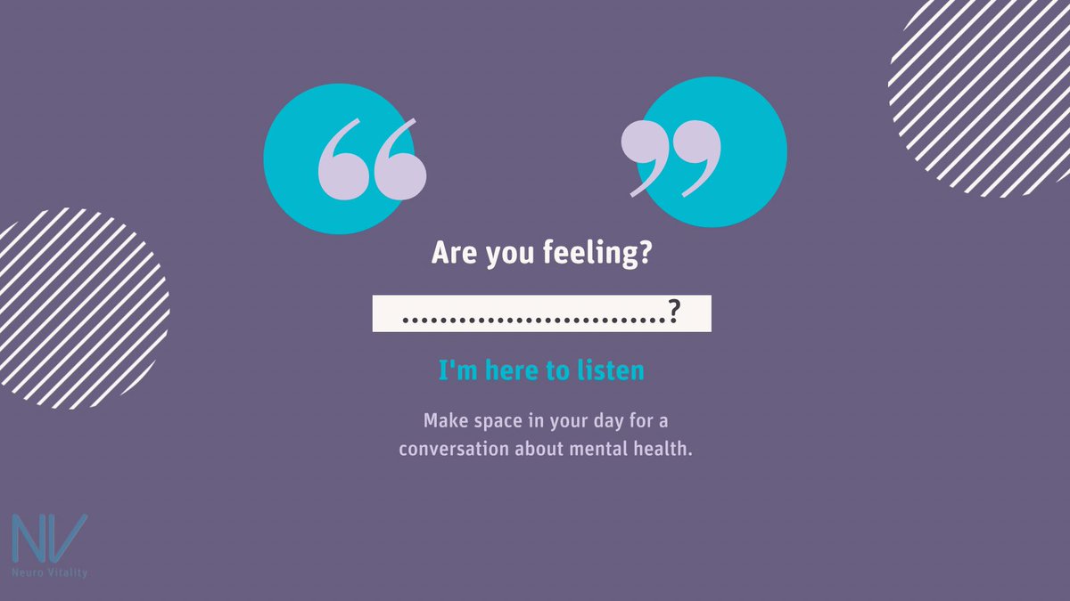 Most us are happy to talk about our physical health, but shy away from discussing our mental health. We should be able to discuss both equally and openly if we choose. Help change the narrative by starting the conversation today. #mentalhealth