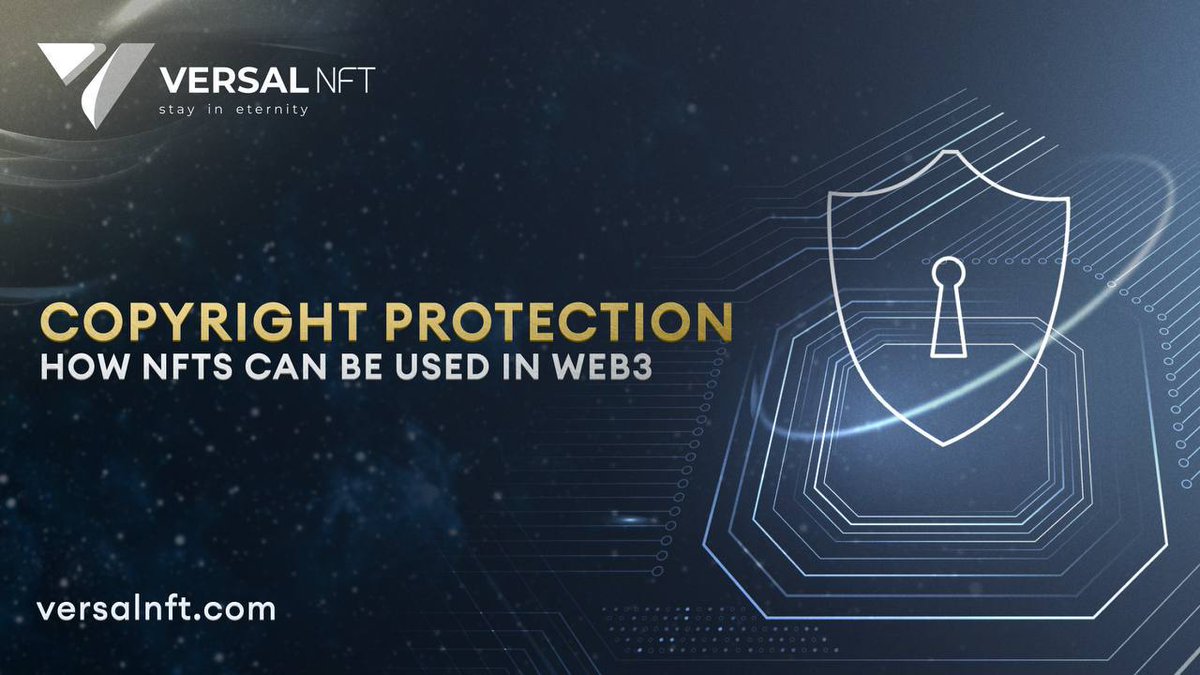 How non-fungible tokens (#NFTs) can be widely used and applicable in many other business sectors, and protected under real #law? 

🧷Learn more about VersalNFT copyright protection:
medium.com/@VersalNFT/cop…