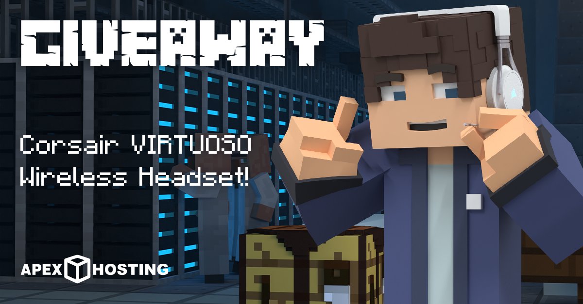 apexhosting's tweet photo. ππΉοΈ APRIL GIVEAWAY! πΉοΈπ
π Corsair Virtuoso RGB Wireless Headset (White)
π 2GB server for 6 months!
#minecraft #apexhosting #giveaway #Corsair #Virtuoso #server #hosting
πhttps://t.co/D2YlUDuYCR https://t.co/3nlaB7j788